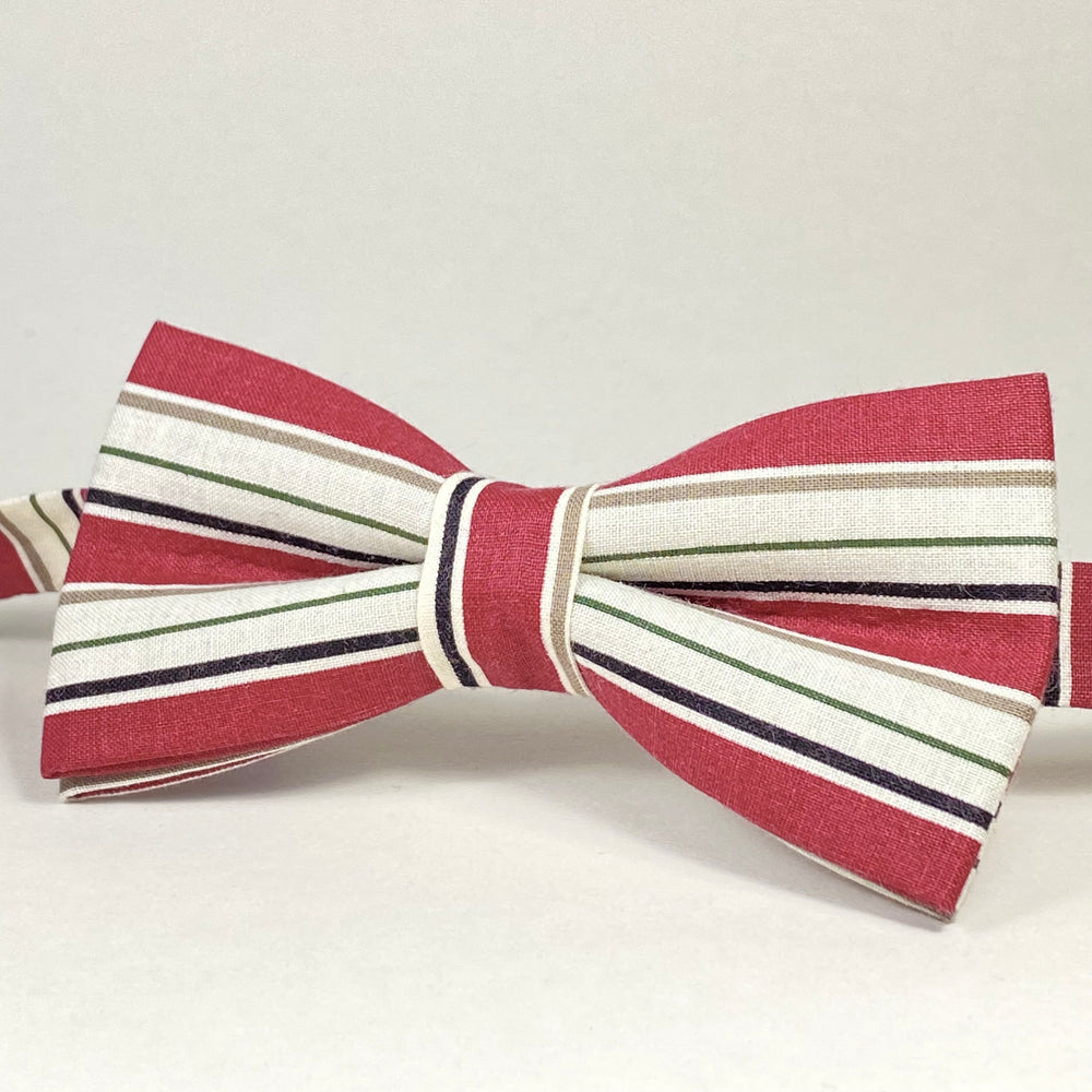 1990's Striped Bow Tie