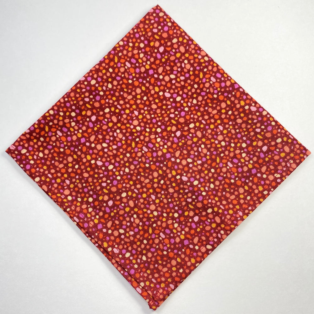 Dotted Print Pocket Square