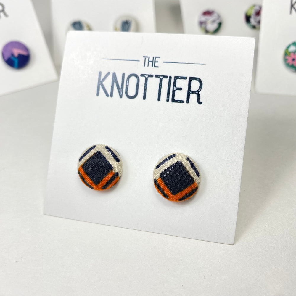 Up-cycled Geometric Cufflinks