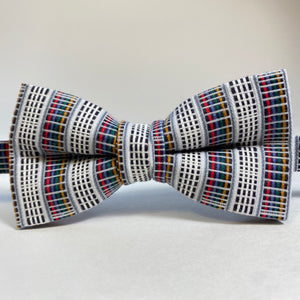 
                  
                    Vintage Striped Print Bow Tie
                  
                