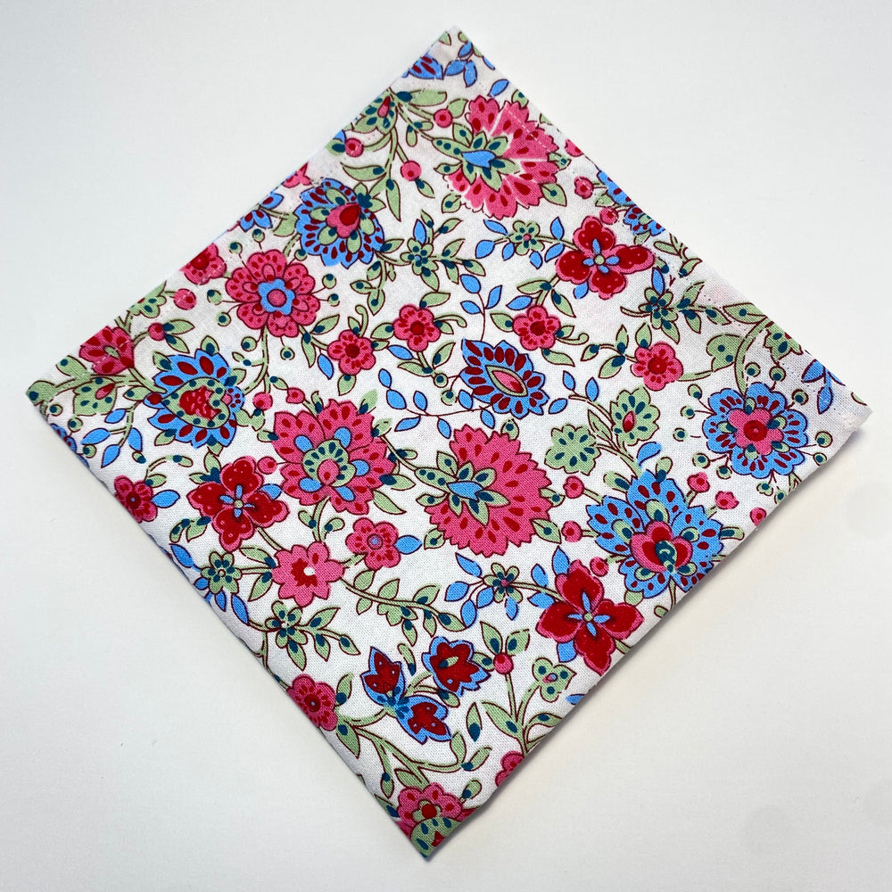 Floral Print Pocket Square