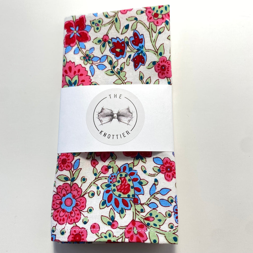 
                  
                    Floral Print Pocket Square
                  
                